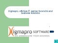 Website design and development at Xigmapro Software!