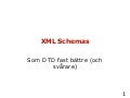 XML Schemas