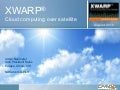 Xwarp™   cloud computing over satellite