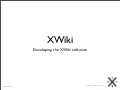 Developing XWiki