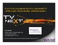 Yahoo Connected TV - 2011 TV Next Conference