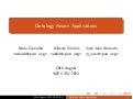 Ontology Aware Applications @ YAPC::EU 2012