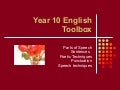 Year 10 English Toolbox
