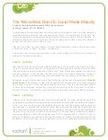 The Yellow Brick Road To Social Media Maturity