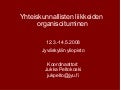 Yhteiskunnallisten liikkeiden organisoituminen