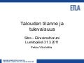 Pekka Ylä-Anttila: Suomen talous tänään