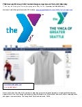 YMCA non profit Group t shirt Custom Design Jerseys Screen Print and Embroidery