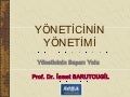 Yöneticinin yönetimi