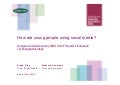 How are young people using social media?