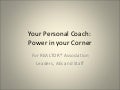 Your Personal Coach