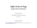 Yoga Sutra - Pranayama part 1