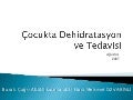 Çocukta sıvı elektrolit ve dehidratasyon