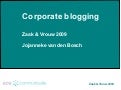 Zaak & Vrouw 2009