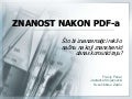 Znanost nakon PDF-a
