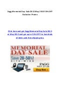 Zagg Memorial Day Sale 2013 May 2013 50% OFF Exclusive Promo