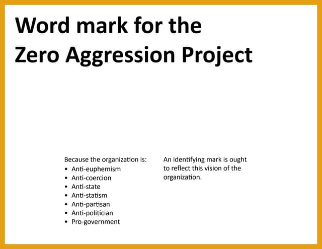 Zap wordmark presentation