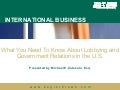 Lobbying and Government Relations in the U.S. | Michael E. Zatezalo