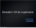 Zavedeni UX do organizace