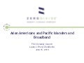 AAPI Broadband Presentation to FCC