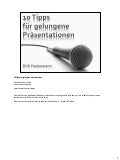 Zehn Tipps für Präsentationen