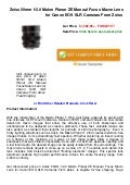$$$ Zeiss 50mm f2.0 makro planar ze manual focus macro lens for canon eos slr cameras from zeiss  on sales
