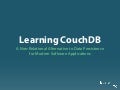 ZendCon 2011 Learning CouchDB