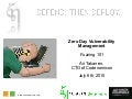 Fuzzing 101 Webinar on Zero Day Management