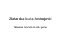 Zlatara Andrejevic   internet prisustvo