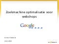 Zoekmachine optimalisatie voor webshops