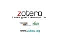 Zotero and You, or Bibliography on the Semantic Web