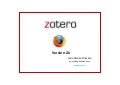 Zotero 2.0