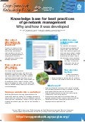 Knowledge base for best practices of genebank management: why and how it was developed