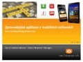 Zpravodajské aplikace v mobilních zařízeních