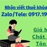 Dịch vụ viết thuê đề tài trọn gói 👉👉 Liên hệ ZALO/TELE: 0917.193.864 ❤❤, profile picture