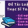 Dịch vụ viết thuê đề tài trọn gói 🥰🥰 Liên hệ ZALO/TELE: 0917.193.864 ❤❤, profile picture