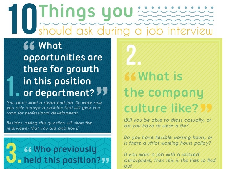 10 things you should ask during a job interview questions you should ask at an interview