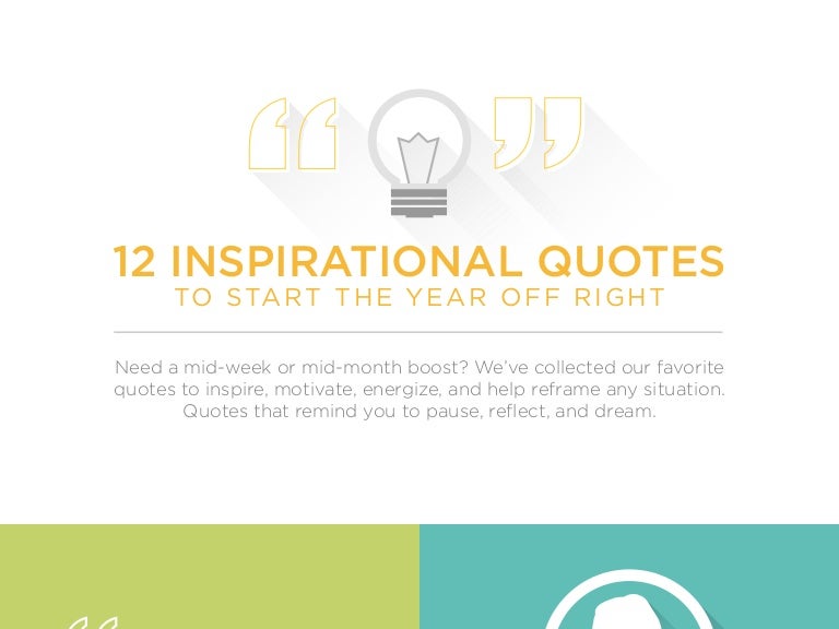 12 Inspirational Quotes to Start the Year Off Right