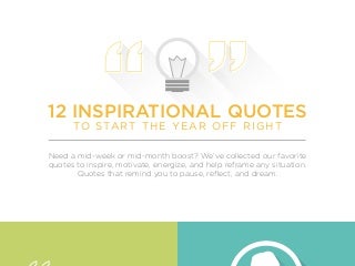 12 Inspirational Quotes to Start the Year Off Right