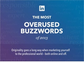 Top 10 Overused LinkedIn Profile Buzzwords of 2013 