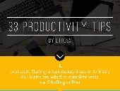 33 Productivity Tips, in 140 Charac...