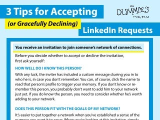3 Tips for Accepting (and Gracefully Declining) LinkedIn Requests
