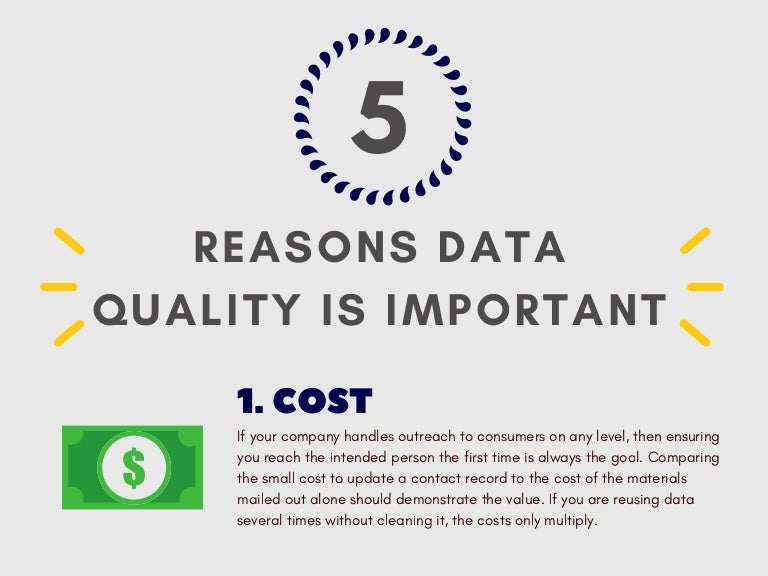 5 Reasons Data Quality Is Important