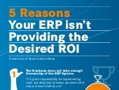 5 Reasons Your ERP isn't Providing ...