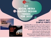 5 + 1 social media graphic design trends you need to know for 2020