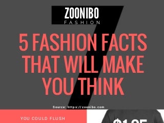 5 Fashion facts that will make you think - [infographic]