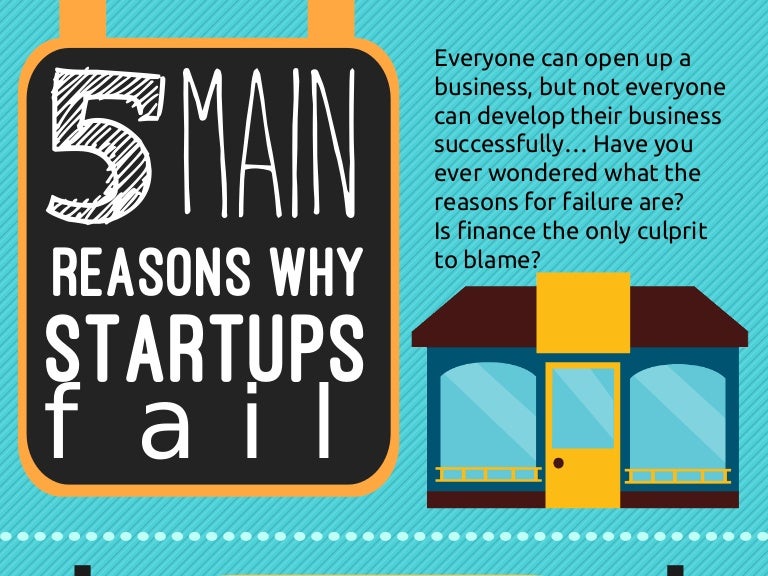 5 main reasons why startups fail (infographics)