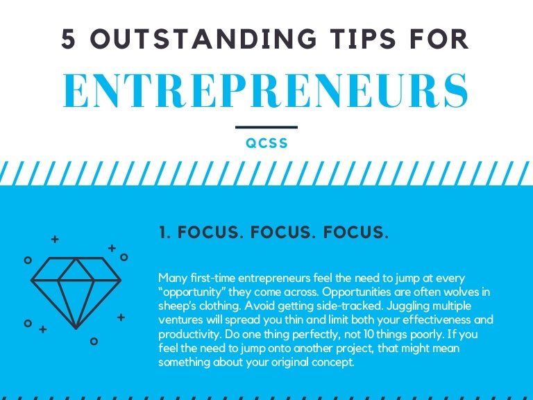 5 Outstanding Tips for Entrepreneurs