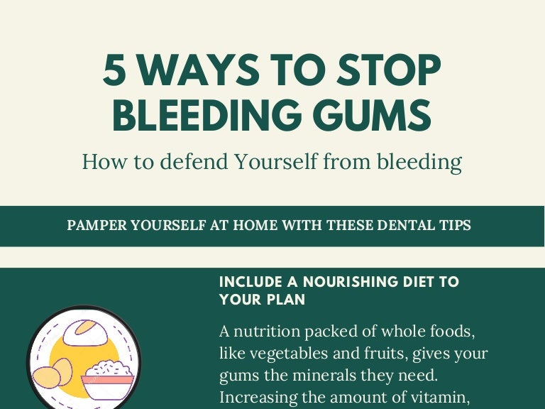 5 ways to stop bleeding gums