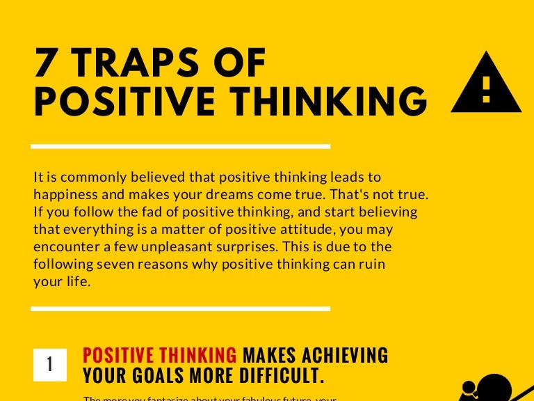 7 Traps Of Positive Thinking