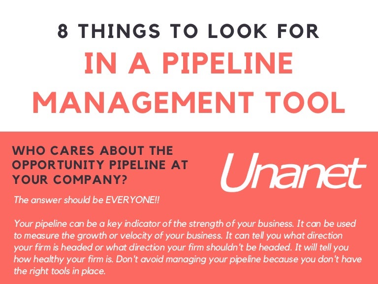 8 things to look for in a pipeline management tool